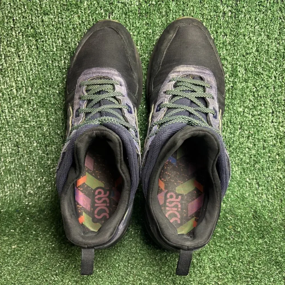 Asics Gel-Lyte MT Sneakers Suede Synthetic Black Navy Shoes Men Size‎ 12